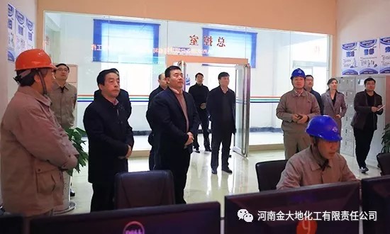 吳行長(cháng)一行來(lái)金大地視察